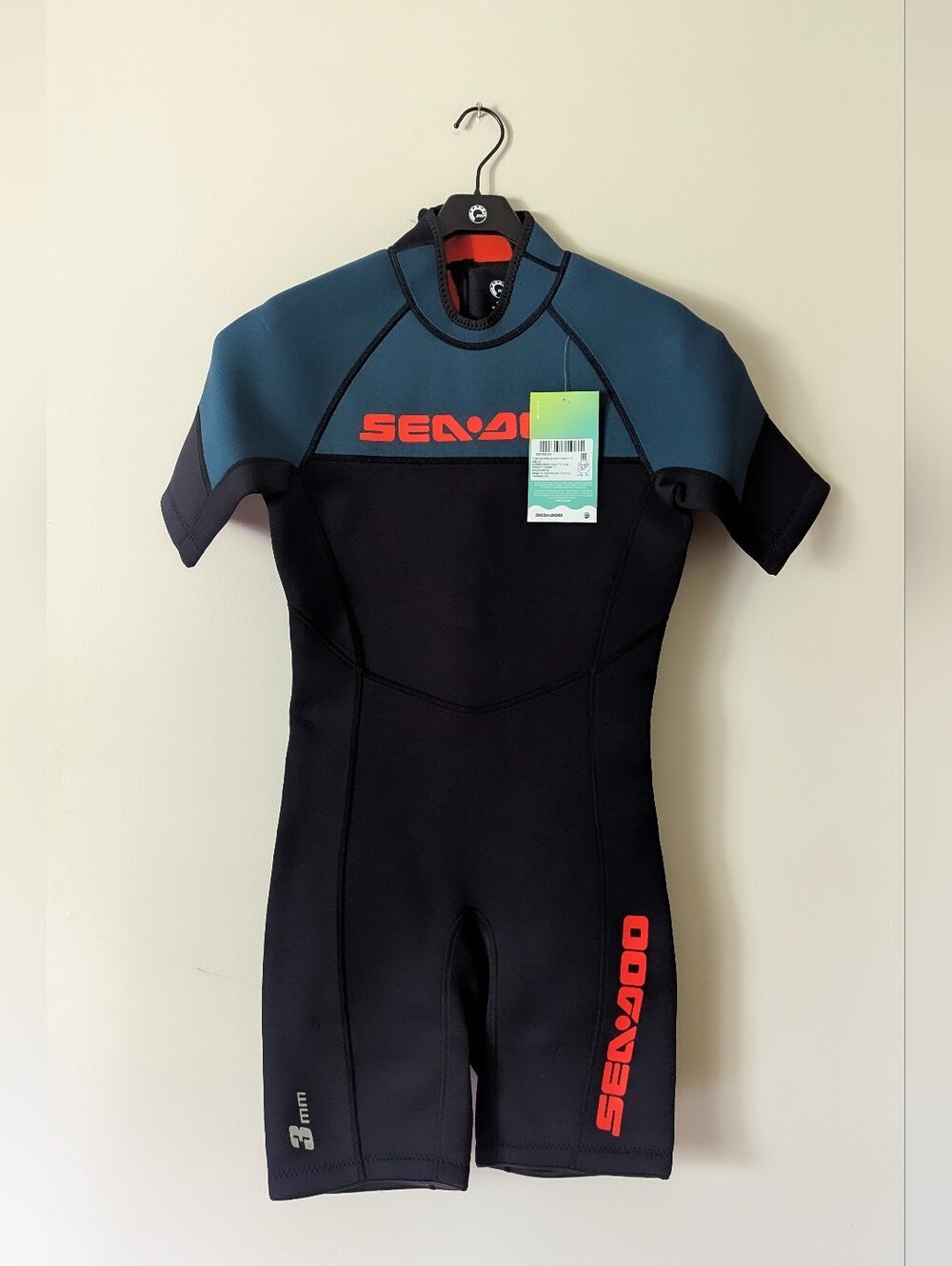Sea-Doo Men's Teal & Black Wetsuit